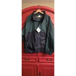NWT VTG 90s Outer Banks XL  Colorblock Windbreaker Jacket Men Large  Deadstock